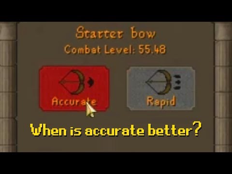 Accurate Vs Rapid Ranged Attack Styles Osrs