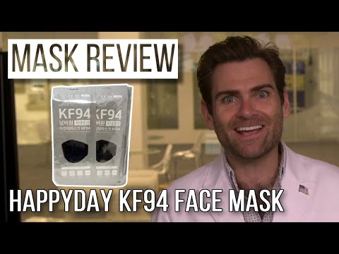 HAPPYDAY KF94 mask review video thumbnail