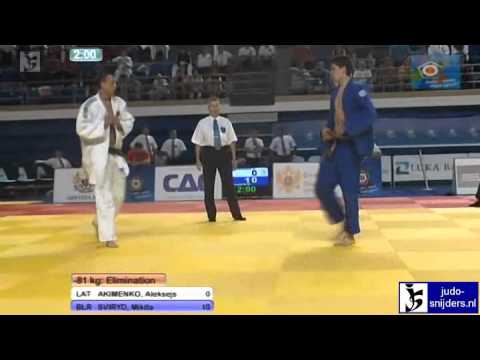 Aleksejs Akimenko (LAT) - Mikita Sviryd (BLR) [-81kg]