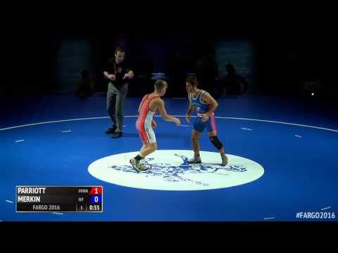 152 f, Griffin Parriot, MN vs Lenny Merkin, NY