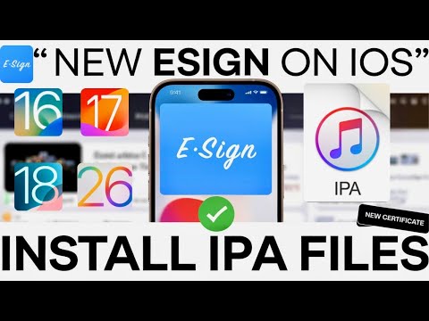 [ОБНОВЛЕНО] Установка электронной подписи на iOS | Установка файлов IPA на iPhone и iPad (без ПК)...