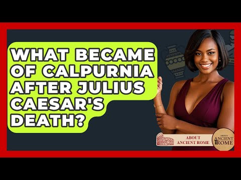 What Became Of Calpurnia After Julius Caesar's Death? - All About Rome