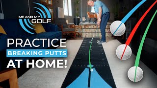 Me and My Golf Breaking Ball Practice Putting Mat