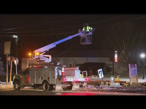 Cape Cod Residents In The Dark After Third Nor'easter