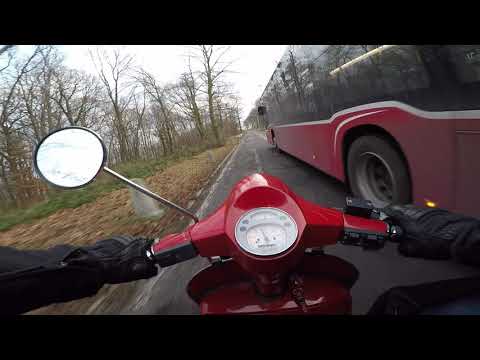 vespa POLINI 177 TEST ride  / new BITUBO SHOCKS  / FMPguides