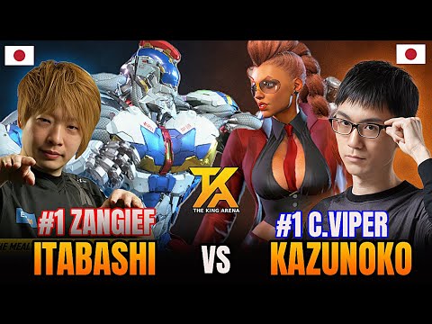🔥 SF6 ▰ ITABASHI ( Zangief , número 1   ) vs KAZUNOKO ( C.viper, número 1   ) ▰ Street Fighter 6 🔥