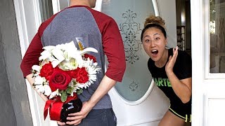 MY SECRET CRUSH GOT ME FLOWERS!!