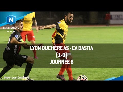J8 : Lyon Duchère AS - CA Bastia (1-0), le résumé