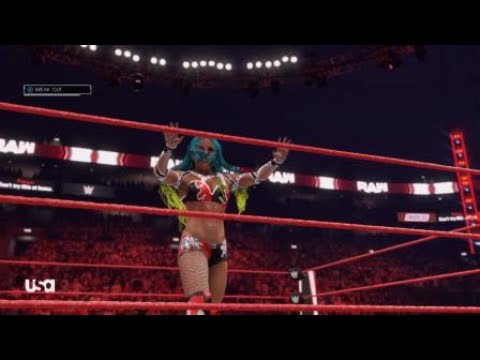 WWE 2k22 Sasha Banks vs. Carmella: RAW