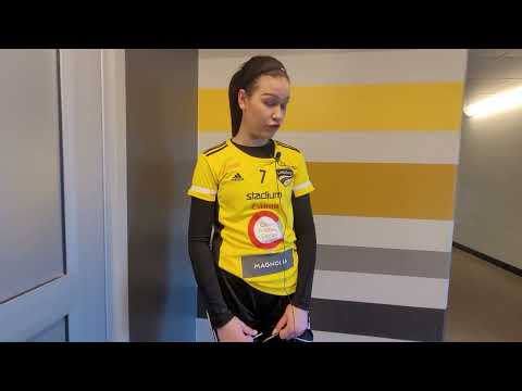 Ebba efter 0-1-förlusten mot IK Sleipner.