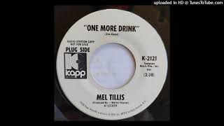 Mel Tillis - One More Drink / I Could Never Be Ashamed Of You [Kapp, hard country shuffle]