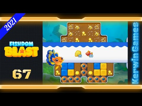 Fishdom Blast Level 67 - Super Hard Level - No Boosters - 34 moves (2021)