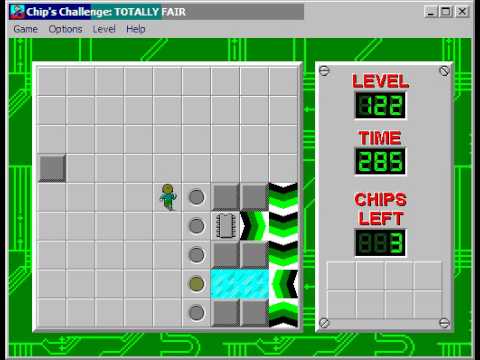 Chip's Challenge 1 Level 122 (Totally Fair) - 272 seconds