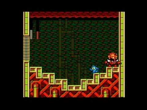 Megaman 9 Magma man using mega buster