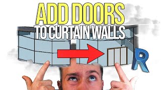 How to Add a Door or Window to Curtain Wall in Revit
