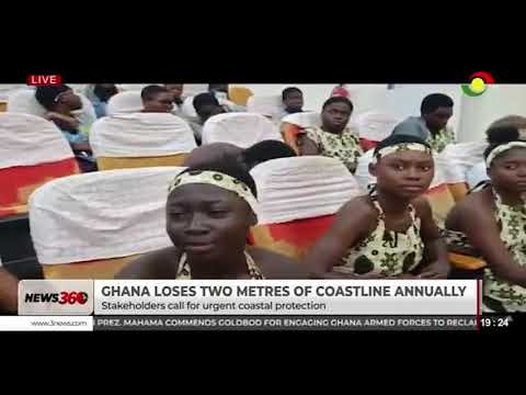 Ghana Loses Up to 2 Metres of Coastline Annually Amid Erosion Concerns