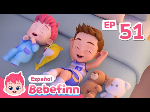 Diez en la Cama🎶😴 | EP51 | Canciones Infantiles | Bebefinn en español