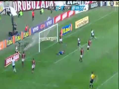 Flamengo 0 x 3 Corinthians Gol de Uendel o Segundo