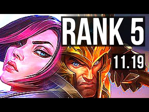 FIORA vs JARVAN IV (TOP) | Rank 1 Fiora, Rank 5, 7/1/2, Godlike | JP Challenger | v11.19