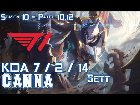 T1 Canna SETT vs JAYCE Top - Patch 10.12 KR Ranked