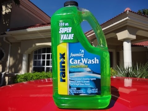 Rain X Foaming Car Wash Review and Test Results on a 2002 Hyundai Accent. Rain-X.