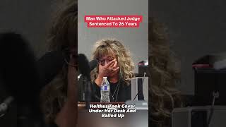 Deobra Redden has been sentenced to a minumim of 26 years for attacking a judge in court #court