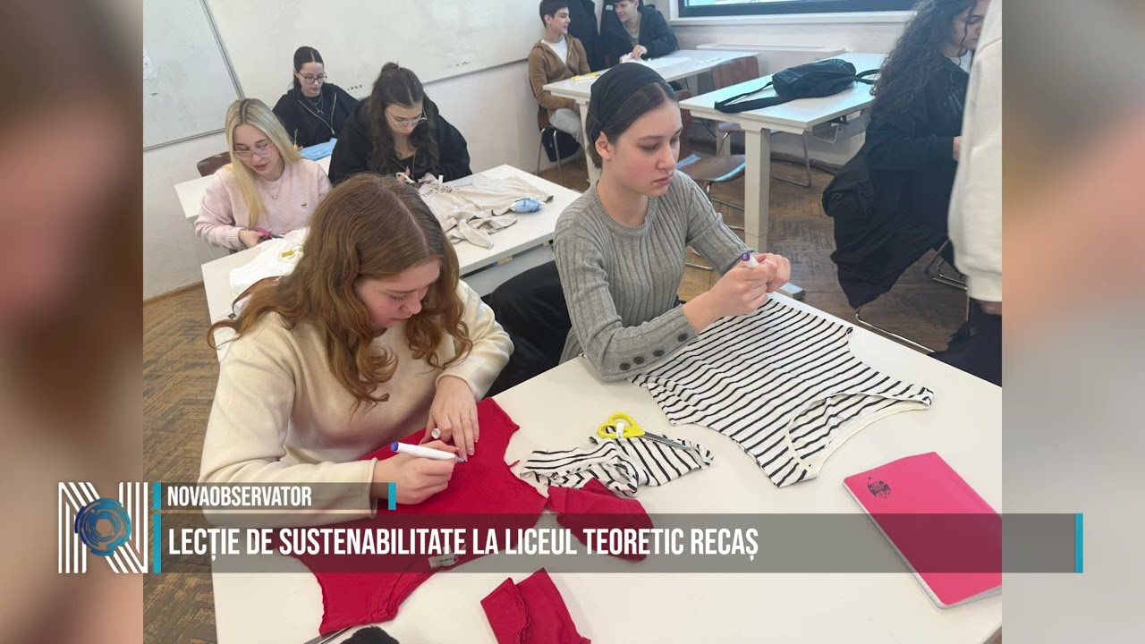 Lecție de sustenabilitate la Liceul Teoretic Recaș