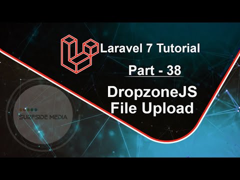 Laravel 7 Tutorial DropzoneJS File Upload