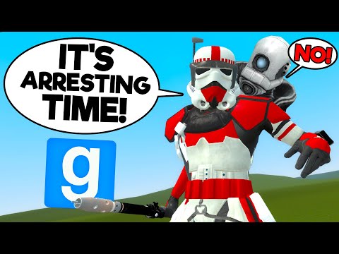 Server Owner Gave Us Shock So We Arrest Half The Server (Oops) - Gmod Star Wars RP Trolling