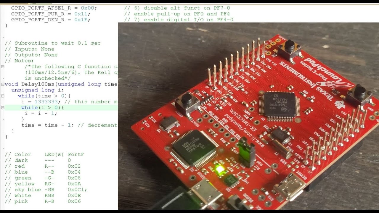 Lab6 BranchingFunctionsDelays on Keil uVision, TExaS Lab Grader (CPE 187.  Embedded Systems Design)