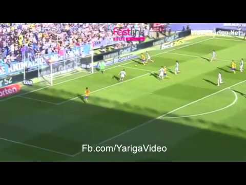 Malaga 0 - 1   Barcelona Munir El Haddadi 23/1/2016