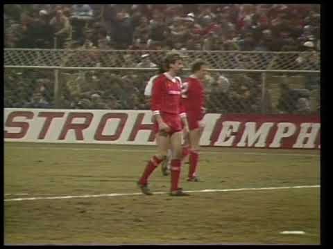 06/03/1985 European Cup Quarter Final 1st leg AUSTRIA VIENNA v LIVERPOOL