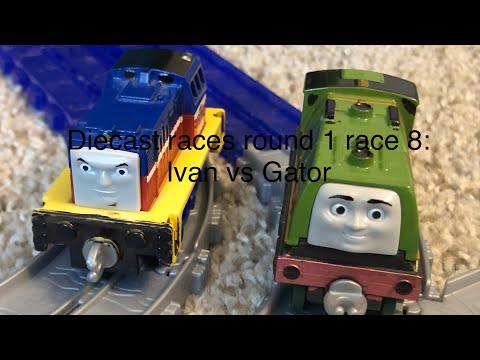Diecast races round 1 race 8: Ivan vs Gator