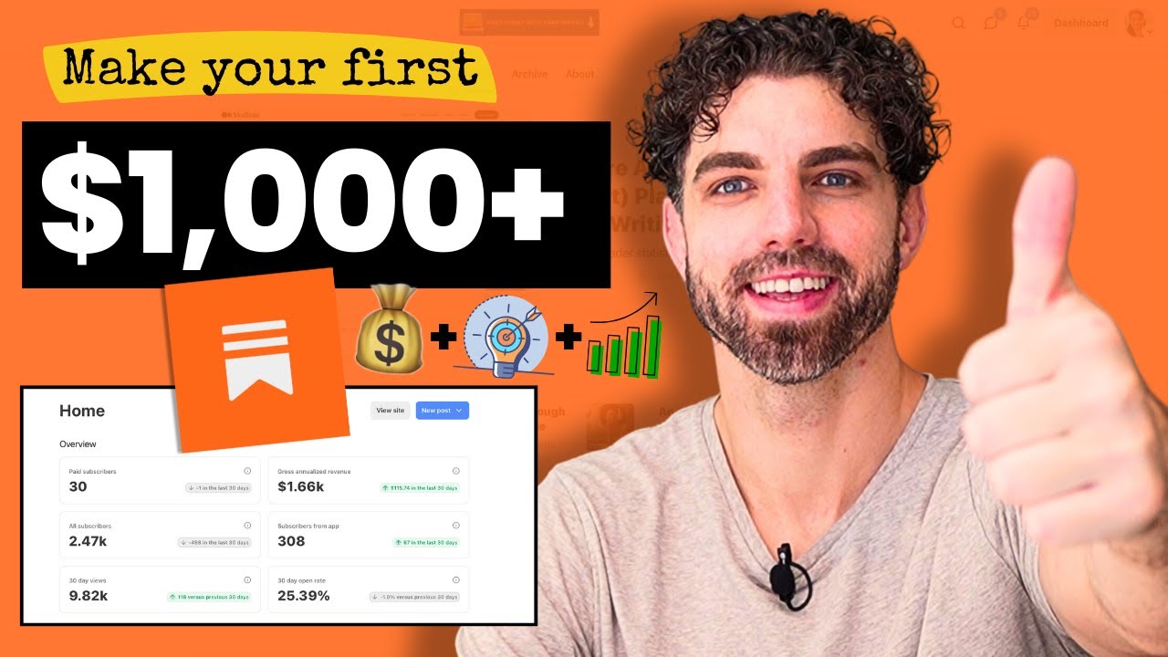 How to Make Your First $1,000 Writing on Substack
