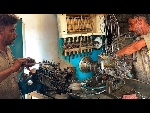 How to Repair and Set Fire Order of Diesel Pump || Replacing Diesel Pump Camshaft & Plunger