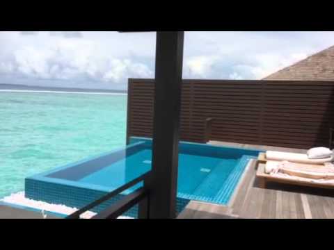 Hideaway beach resort water villa