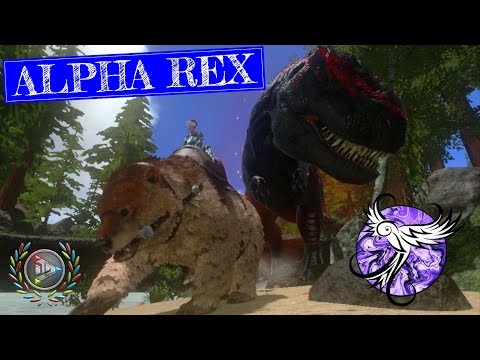 ALPHA REX ENCOUNTER | Redwoods Hardcore EP23 | ARK Survival Evolved Mobile