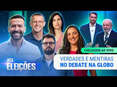 ACOMPANHE EM TEMPO REAL A CHECAGEM DO ÚLTIMO DEBATE ENTRE LULA E FLÁVIO - 23/10,  ÀS 20H30.