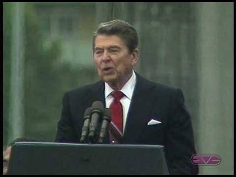 President Ronald Reagan "Tear Down This Wall" Speech at Berlin Wall