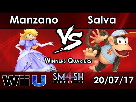 SP92 | Manzano (Peach) Vs. SF | Salva (Diddy Kong) - Winners Quarters - Smash 4