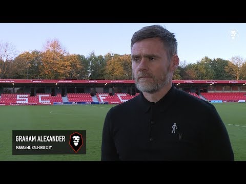 Salford City 1-1 Ebbsfleet United - Graham Alexander post match interview