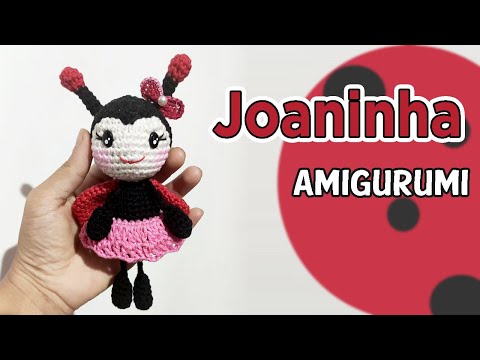 joaninha bambola amigurumi