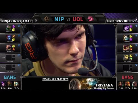 Ninjas in Pyjamas vs Unicorns of Love | Game 1 for 3rd place S4 EU CS #2 Summer 2014 Playoffs