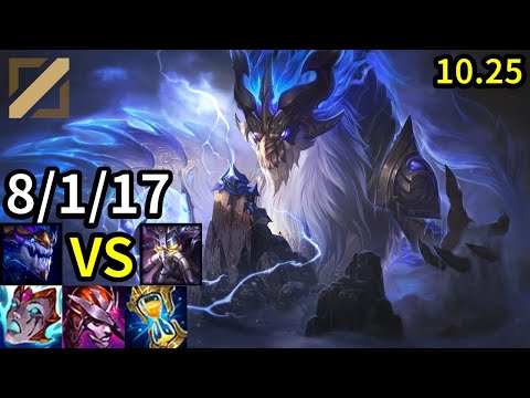Aurelion Sol Mid vs Kassadin - KR Master | Patch 10.25