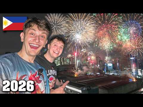 New Year in The Philippines is INCREDIBLE | Fireworks & Street Celebrations 🇵🇭