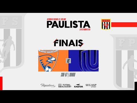 Wimpro/Guarulhos x A. União Mauá - Final do Camp. Paulista de Futsal, Sub 07 - Série Ouro A2