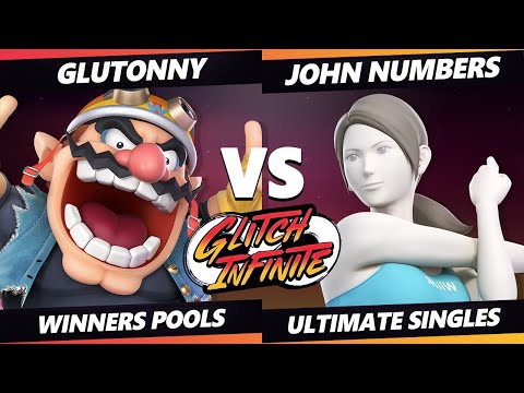 Glitch Infinite - Glutonny (Wario) Vs. John Numbers (Wii Fit Trainer) - SSBU Ultimate Tournament
