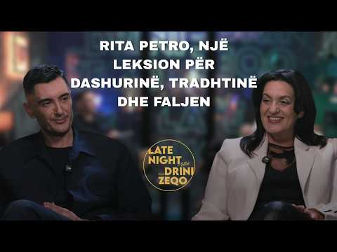 Late Night N’Bllok me Drini Zeqo | Rita Petro, një leksion për dashurinë, tradhtinë dhe faljen