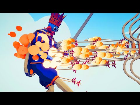 FIRE ARTEMIS BURNING EVERY UNIT -  TABS Totally Accurate Battle Simulator