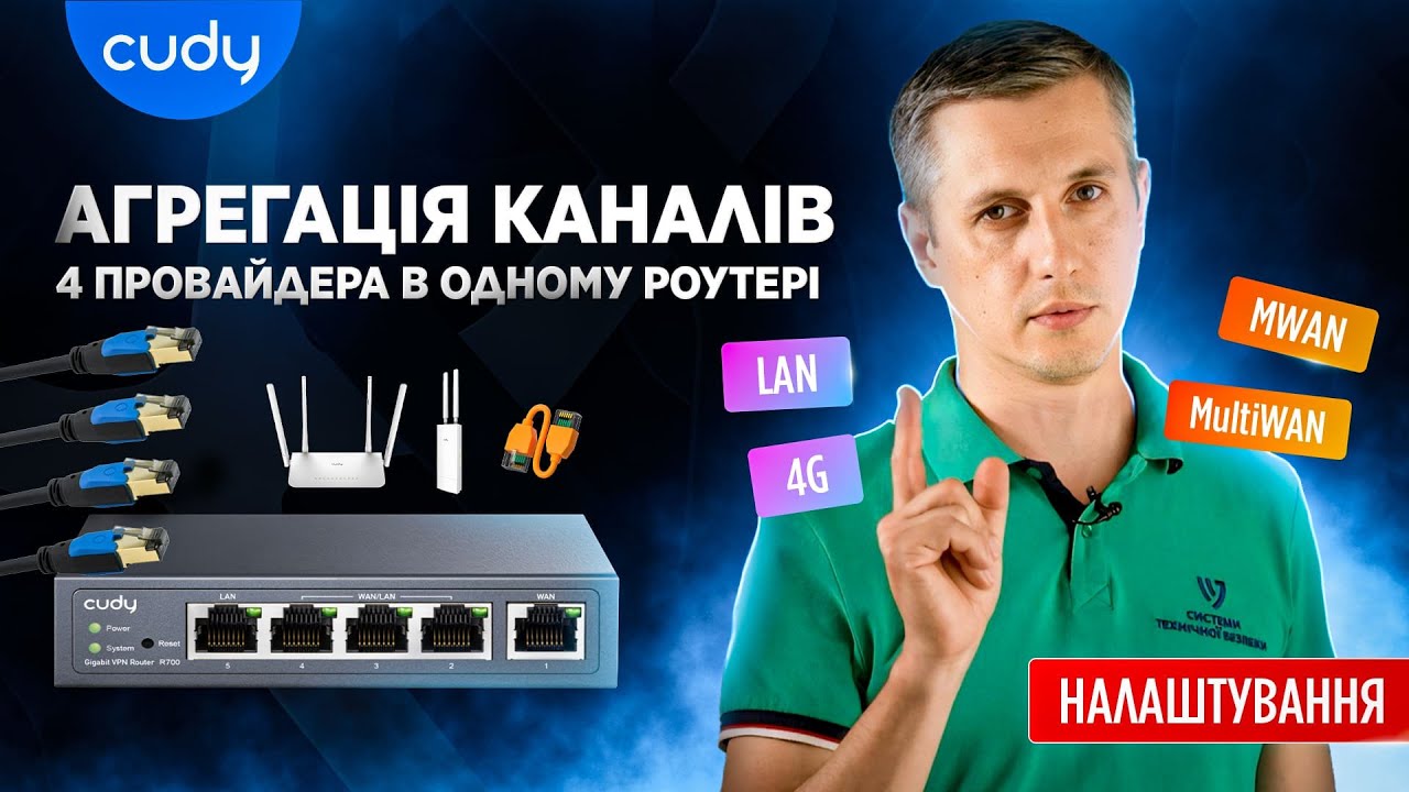 Агрегация каналов: 4 провайдера в одном роутере